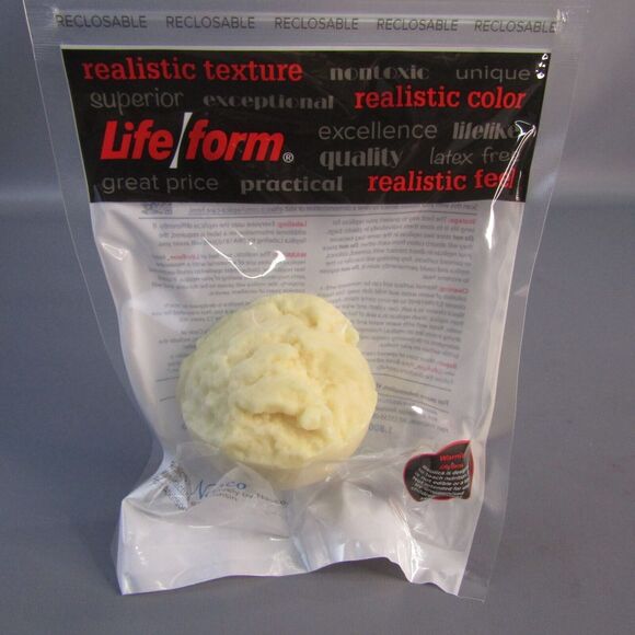 Nasco Life/form Realistic‎ Serving Size Food Replica Vanilla Ice Cream 1/2 Cup - Picture 1 of 5